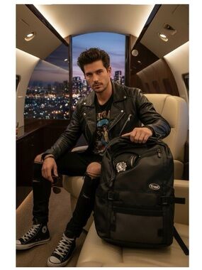 new Rupt ✪ Trex Special Edition Rivin 18L Tech Backpack ✪ Black ✪ Padded Trolley